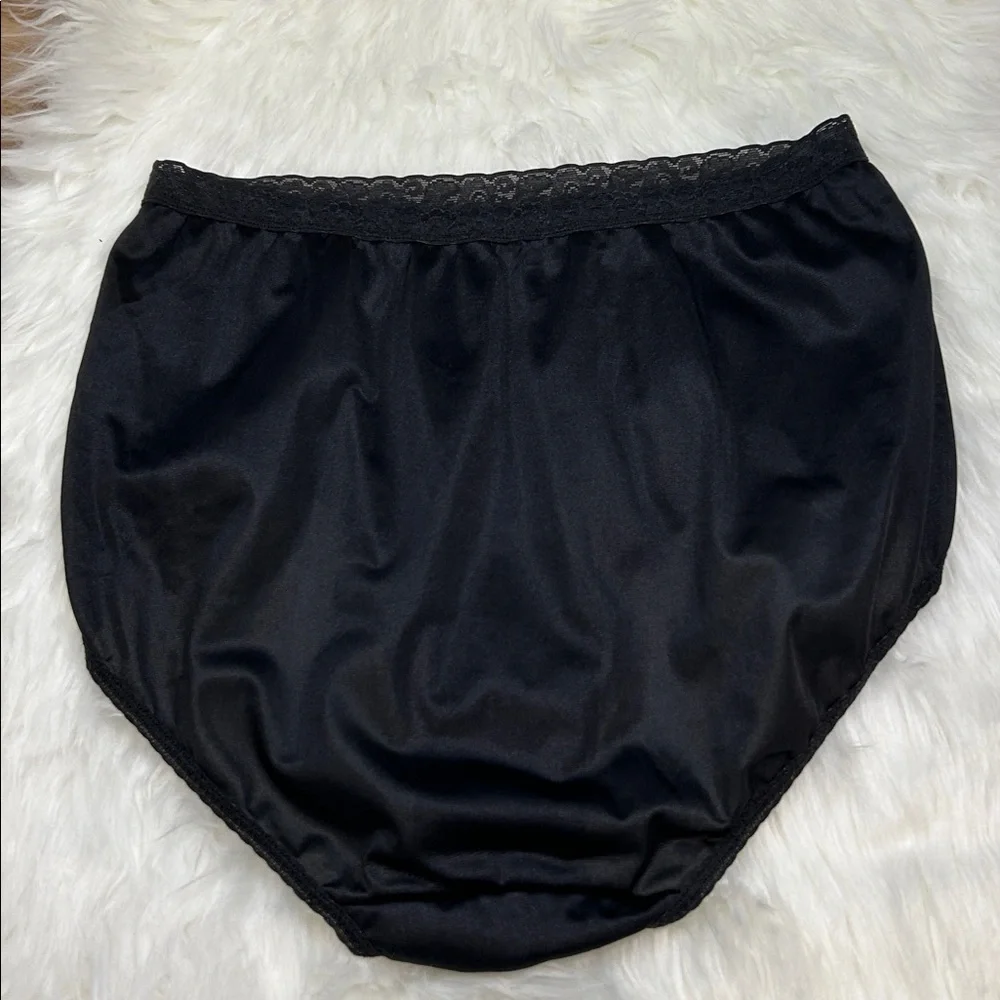 Just My Size Lace Trim Brief Panty 10